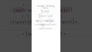 Telescoping Series Diverging