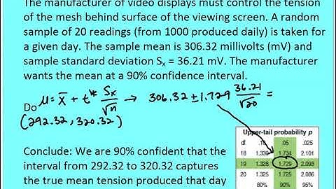 8.3 Estimating a Population Mean (Part 2)