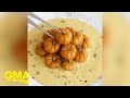 How to make pumpkin-shaped pumpkin gnocchi with pumpkin sauce | GMA