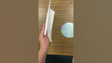 Styrofoam Printmaking: Step 7 Flipping  Paper Wet Side Down