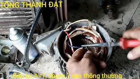 Đấu nối động cơ 3pha còn zing 220v sang 380v