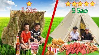 Hưng Troll | Thử Thách Bốc Thăm Cắm Trại Ngoài Đồng Lúa 0 Sao vs 5 Sao