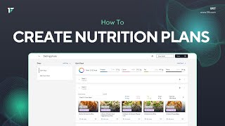 How to: Manage nutrition plans & templates