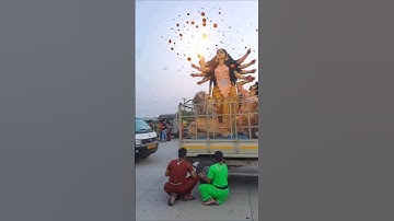 Durgavisarjan #shortsfeed #youtubeshorts #youtubetips #4kstatus #4kfullhdstatus #durgapuja #navratri