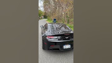 2015 Aston Martin V12 Vantage S Startup and Revs