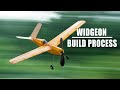 Free flight rubber powered plane | Widgeon full build process