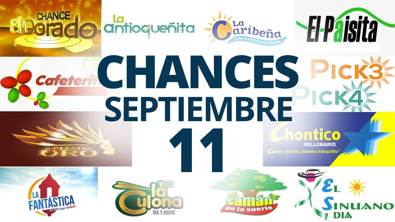 Resultados del Chance del Domingo 11 de Septiembre de 2022 | Loterias 😱🤑💰💵