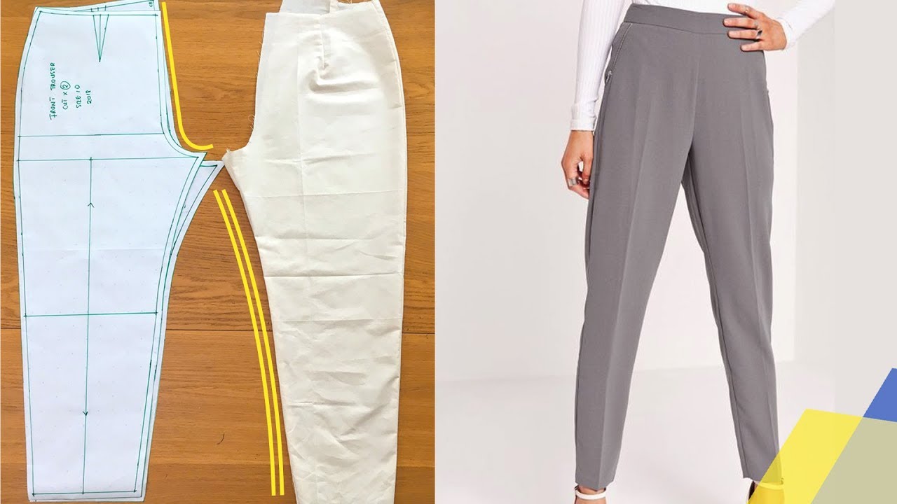 [UPDATED] LEARN HOW TO MAKE WOMEN'S TROUSER PATTERNS | KIM DAVE - YouTube