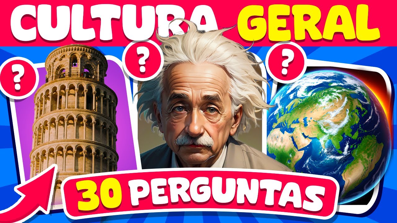 ✓😃😃 TESTE SEUS CONHECIMENTOS GERAIS QUIZ 2023 COM 40 PERGUNTAS