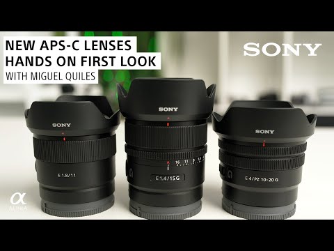 NEW Wide-angle E-Mount Sony APS-C Lenses: Hands on With Miguel Quiles