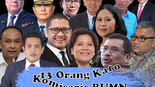 13 Orang Karo Yang Berkiprah Sebagai Komisaris Bumn