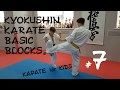 Базовые блоки в киокушин карате.   Часть 7. Kyokushin karate basic blocks. Part 7.