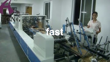 New automatic hard box paste packaging machine and box corner paste machine from China
