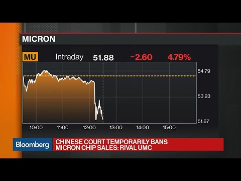 Micron barred from selling chips in China, rival says