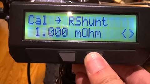 Cycle Analyst V3 Rshunt value enter procedure