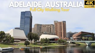 Adelaide, Australia Walking Tour | 4K 60FPS