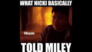 What nicki really told Miley at vmas2015