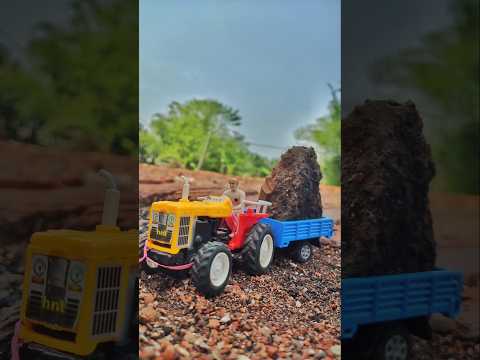 Tractor Heavy Koyla Load #shorts #jcb