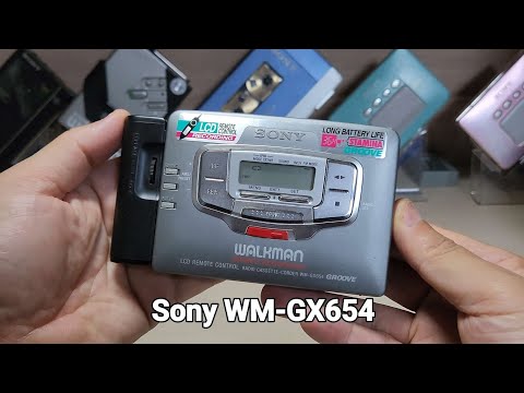 Sony WM-GX654 Cassette Player Walkman - YouTube