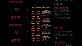 Find yours and your crushes initial#fyp #viral#fy #fyp #yoursign #initials