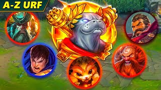 *A-Z URF EPISODE 8* Trying EVERY CHAMP in NEW URF