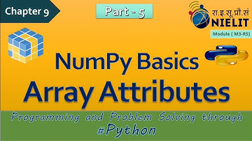 #5 #python #Chapter9 #olevel array attribute in hindi #array #attribute #knowledgeunleashedbypayal