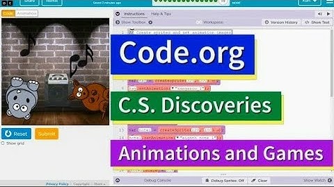 How to Make a Sprite Movement Animation - Lesson 9.15 Code.org Tutorial with Answers