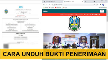 Cara Unduh Bukti Penerimaan PPDB JATIM 2021