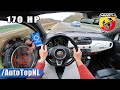 170HP ABARTH 500 *TOP SPEED* on AUTOBAHN [NO SPEED LIMIT] by AutoTopNL