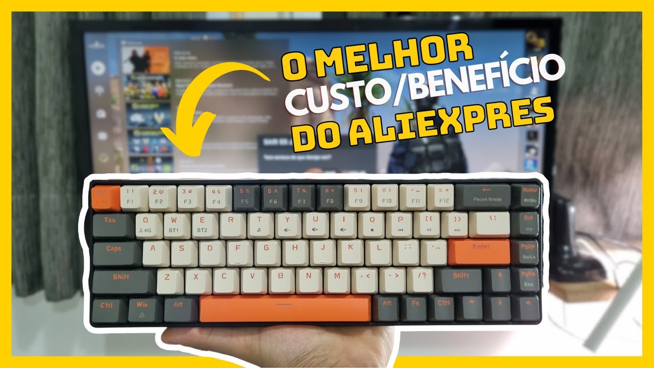 E-YOOO-Mini Slim Wired Teclado Mecânico para Jogos, Interruptor