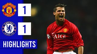 Manchester United vs Chelsea 1-1 Final ● All Goals & Highlights (21/05/2008)