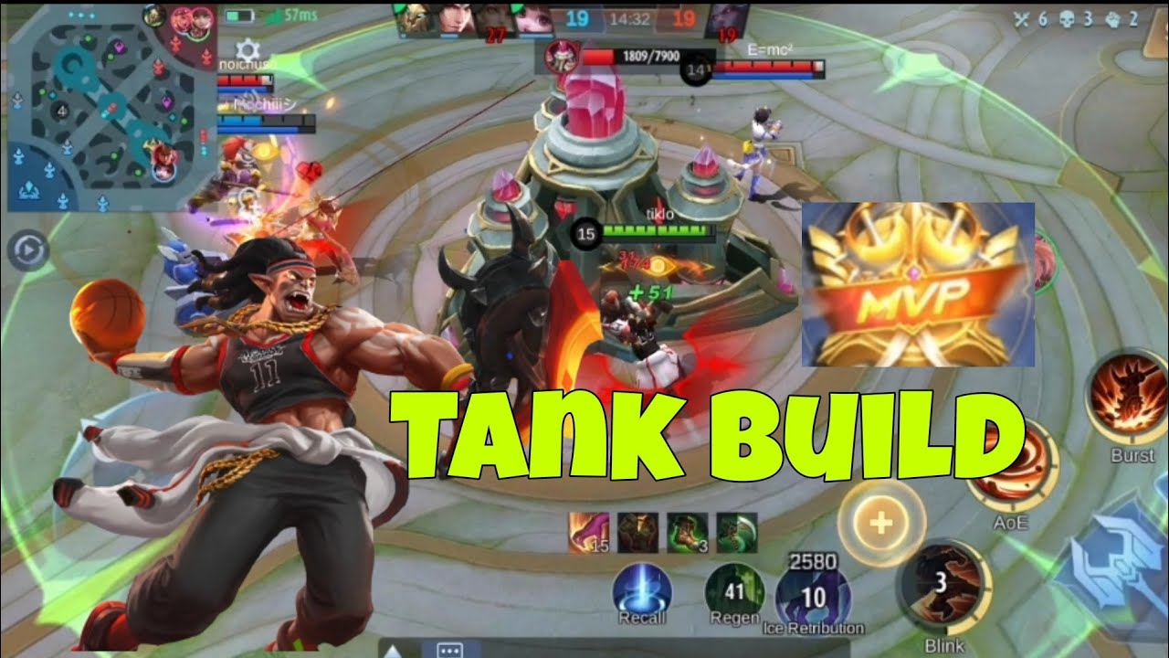 CORE BALMOND IN RANK GAME | TANK BUILD #baldoofficial #MLBB - YouTube