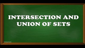 OPERATION ON SETS | INTERSECTION AND UNION OF SETS |TAGALOG MATH TUTORIAL