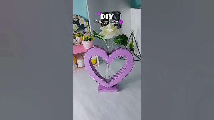Diy flowers vase #diy #youtubeshorts