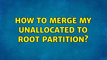 Ubuntu: How to merge my unallocated to root partition?