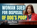 Woman Sued For Putting Dog Poop In Neighbors Trash Can.