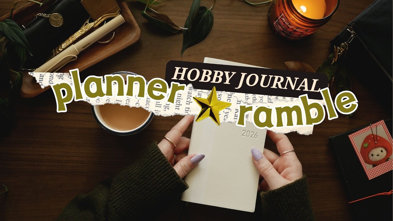 Hobby Journal ✸ Dopamine Journal ✸ Hobonichi Weeks 2026