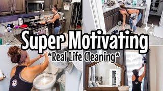 REAL LIFE CLEANING MOTIVATION 2023 | ALL DAY Cleaning My Actual Messy House | *Whole* House Cleaning