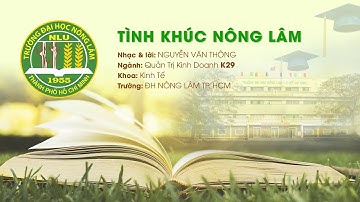 Tình Khúc Nông Lâm - Nguyễn Văn Thông | Karaoke Official Music Video