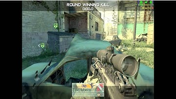 Quick Scope + Throwing knife COD MW2