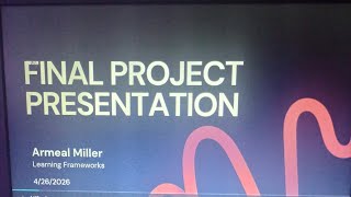 Frameworks: Final Project Presentation