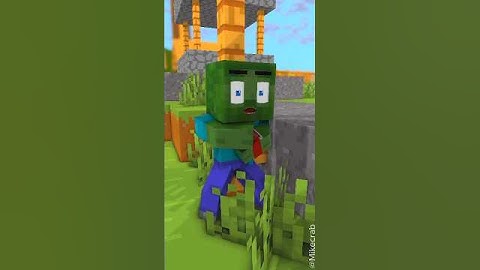 When Zombie Trying To Summon Herobrine! ( Hindi ) #shorts #minecraft #minecraftanimation #herobrine