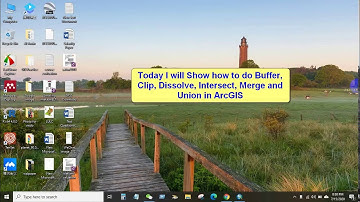 How to Buffer, Clip, Dissolve, Intersect, Merge and Union in ArcGIS || Geoprocessing Tools