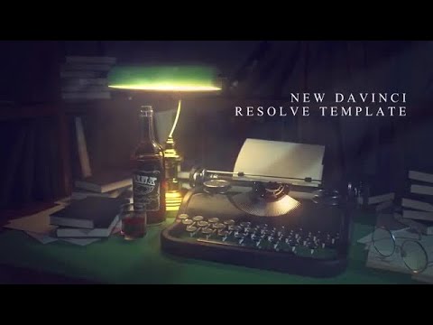 Typewriter Titles Sequence DaVinci Resolve Templates