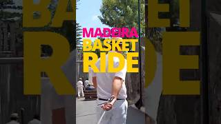 Madeira top attraction - flying downhill in a whicker basket!! #travel