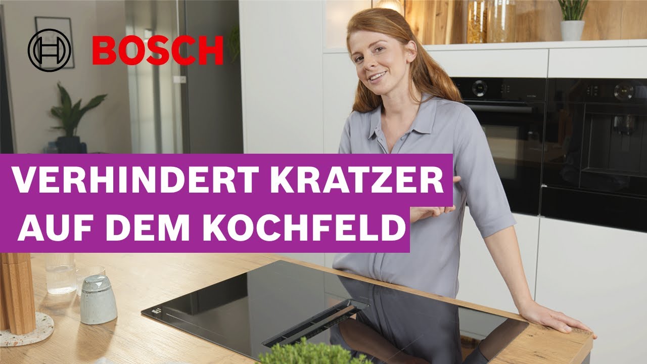Kochfeld mit kratzfester Oberfläche & integriertem Dunstabzug