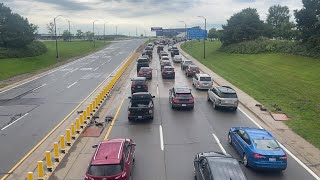 Flooding impacting access to McNamara Terminal at Detroit Metro Airport