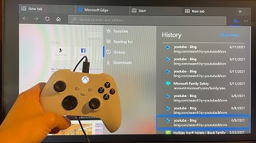 Xbox Series X/S: How to View & Clear History in Internet Web Browser Tutorial! (Microsoft Edge)