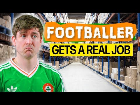 Footballer Gets a Real Job