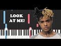 XXXTENTACION - Look At Me! /Riot (Piano Tutorial)